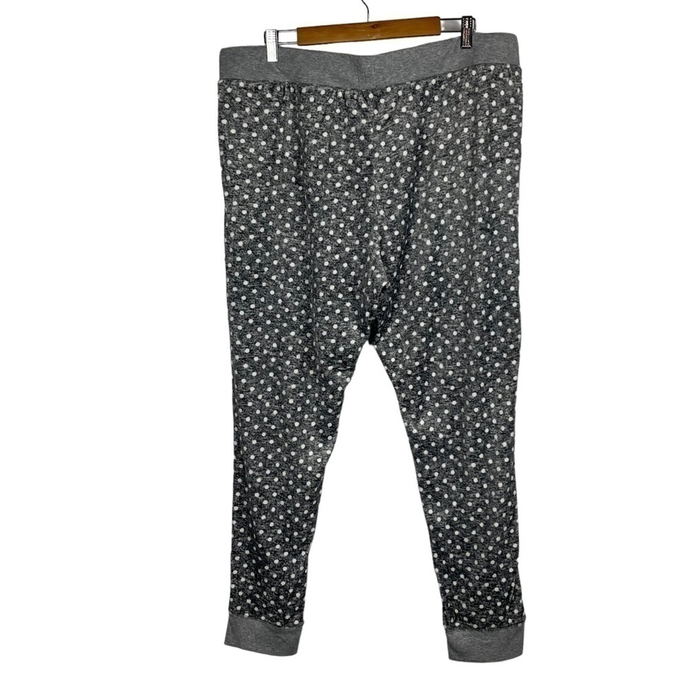 JANE & BLEECKER NIGHTY NIGHT FUZZY POLKA DOT MATCHING PAJAMA PJ SET - Picture 6 of 14